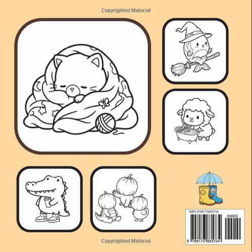 Cozy Cuties: Simple and Cuddly Moments to Color