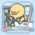 Cute Ducklings: Simple and Cuddly Moments to color